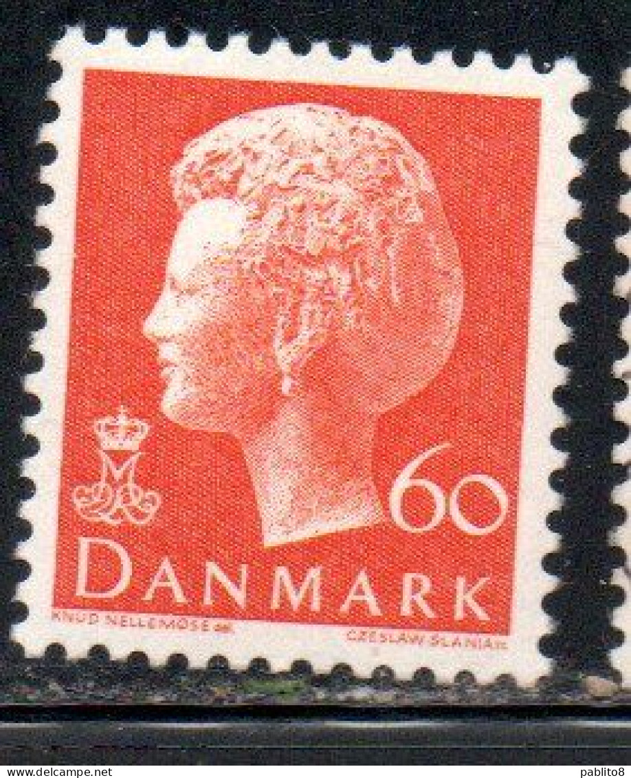 DANEMARK DANMARK DENMARK DANIMARCA 1974 1981 QUEEN MARGRETHE 60o MNH - Ungebraucht