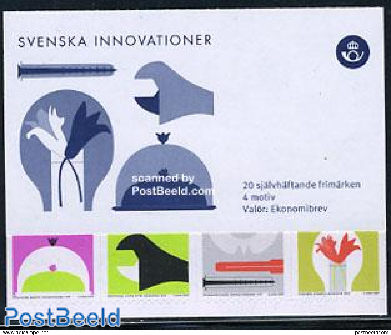 Sweden 2007 Swedish Innovations Foil Booklet, Mint NH, Science - Inventors - Stamp Booklets - Unused Stamps