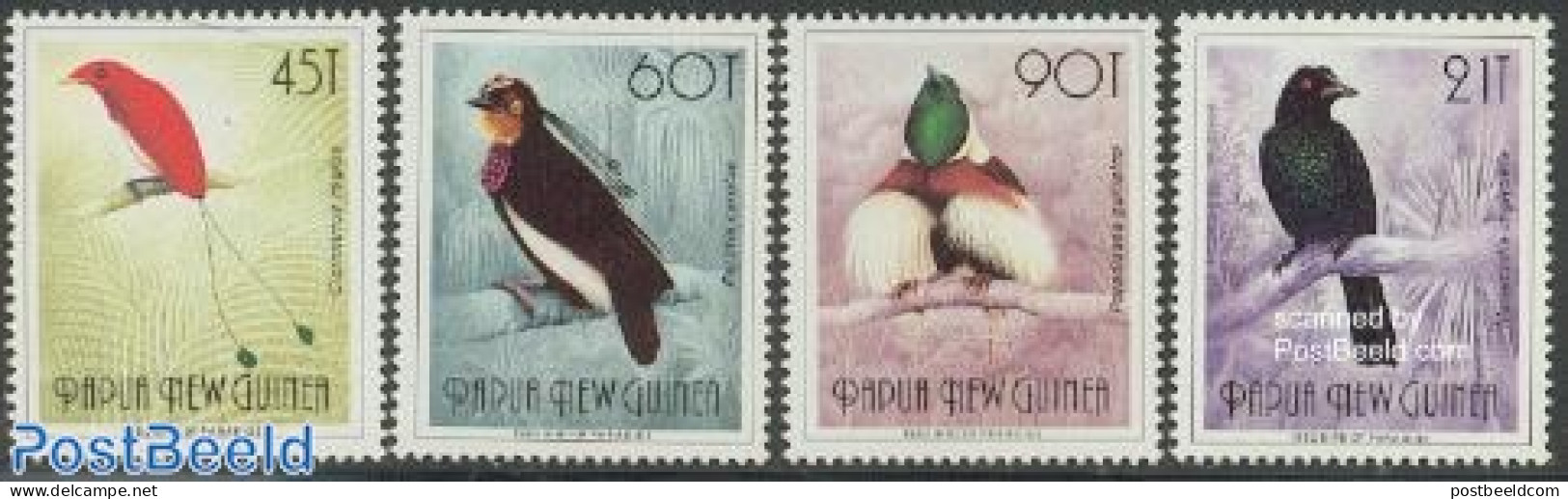 Papua New Guinea 1992 Paradise Birds 4v (T), Mint NH, Nature - Birds - Papouasie-Nouvelle-Guinée