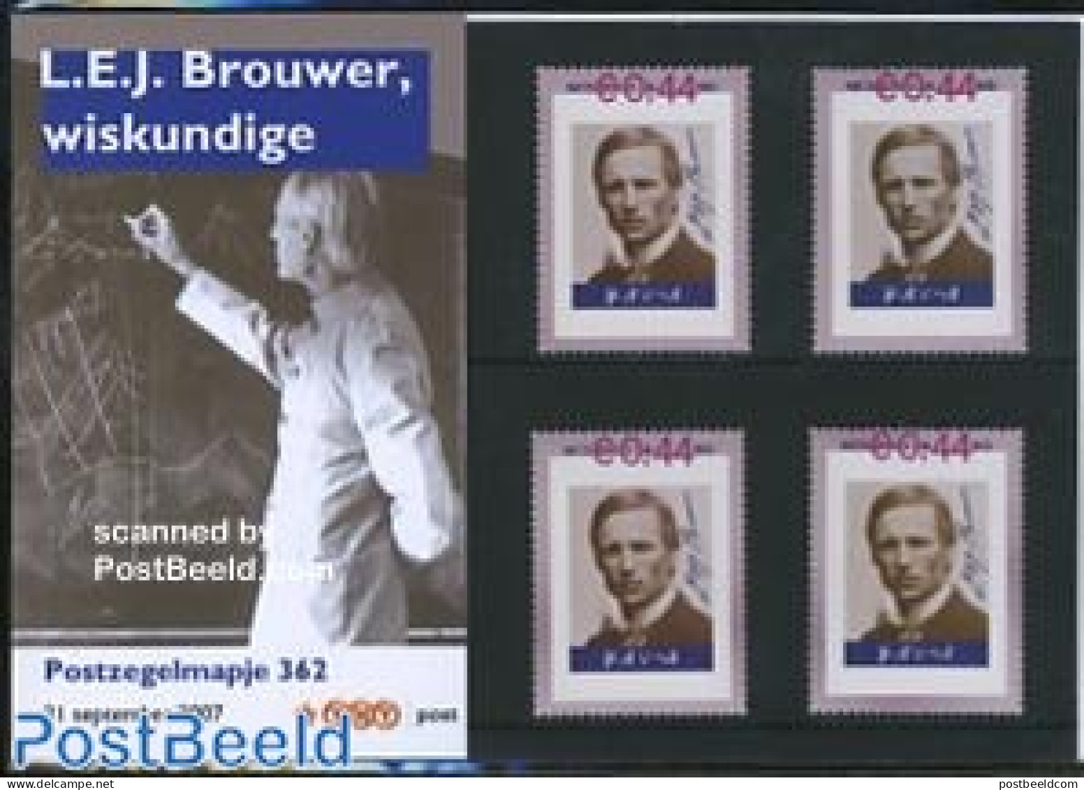 Netherlands 2007 Personal Stamps 1v, Presentation Pack 362, Mint NH, Science - Statistics - Unused Stamps