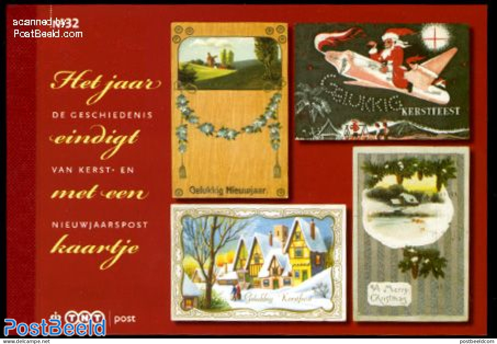 Netherlands 2010 Christmas Prestige Booklet, Mint NH, Nature - Religion - Various - Deer - Horses - Angels - Christmas.. - Neufs