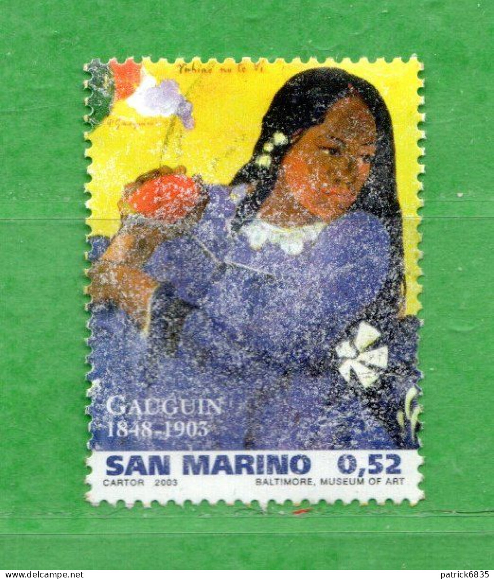 S.Marino ° 2003 - VAN GOGH.  € 0,52 C.  Unif. 1908 - Used Stamps