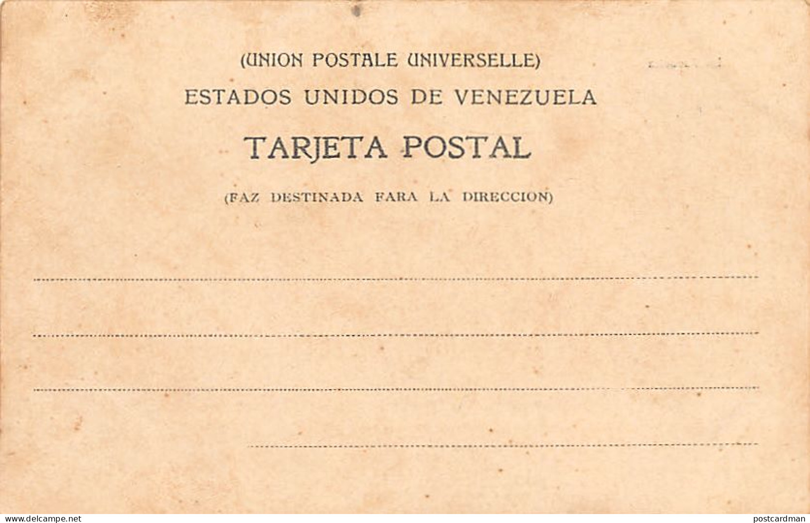 Venezuela - PUERTO CABELLO - Estacion Del Ferrocarril - Ed. La Favorita. - Venezuela