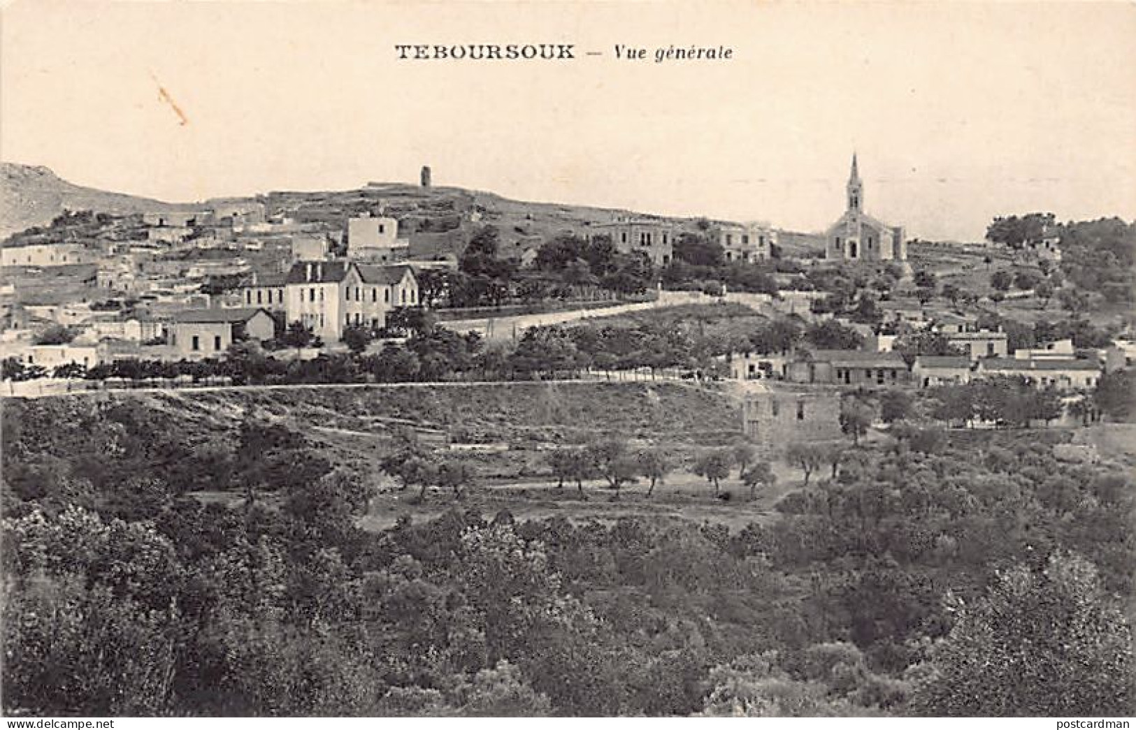 Tunisie - TEBOURSOUK - Vue Générale - Ed. Inconnu  - Tunisia