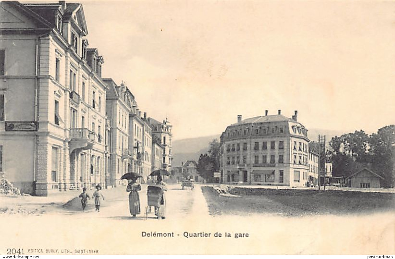 DELÉMONT (JU) Quartier De La Gare - Ed. Burgy 2041 - Delémont
