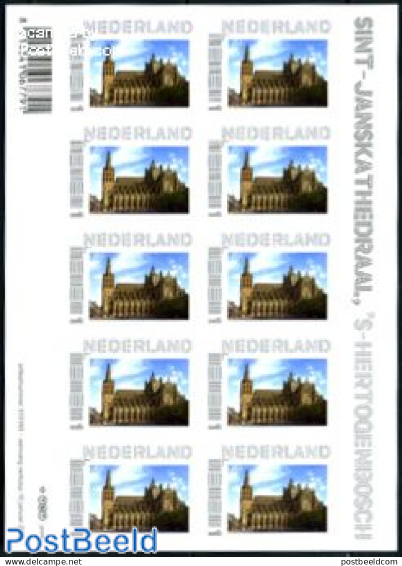 Netherlands 2011 Personal Stamp 1v S-a, St. Jan Cathedral M/s, Mint NH, Religion - Churches, Temples, Mosques, Synagog.. - Neufs
