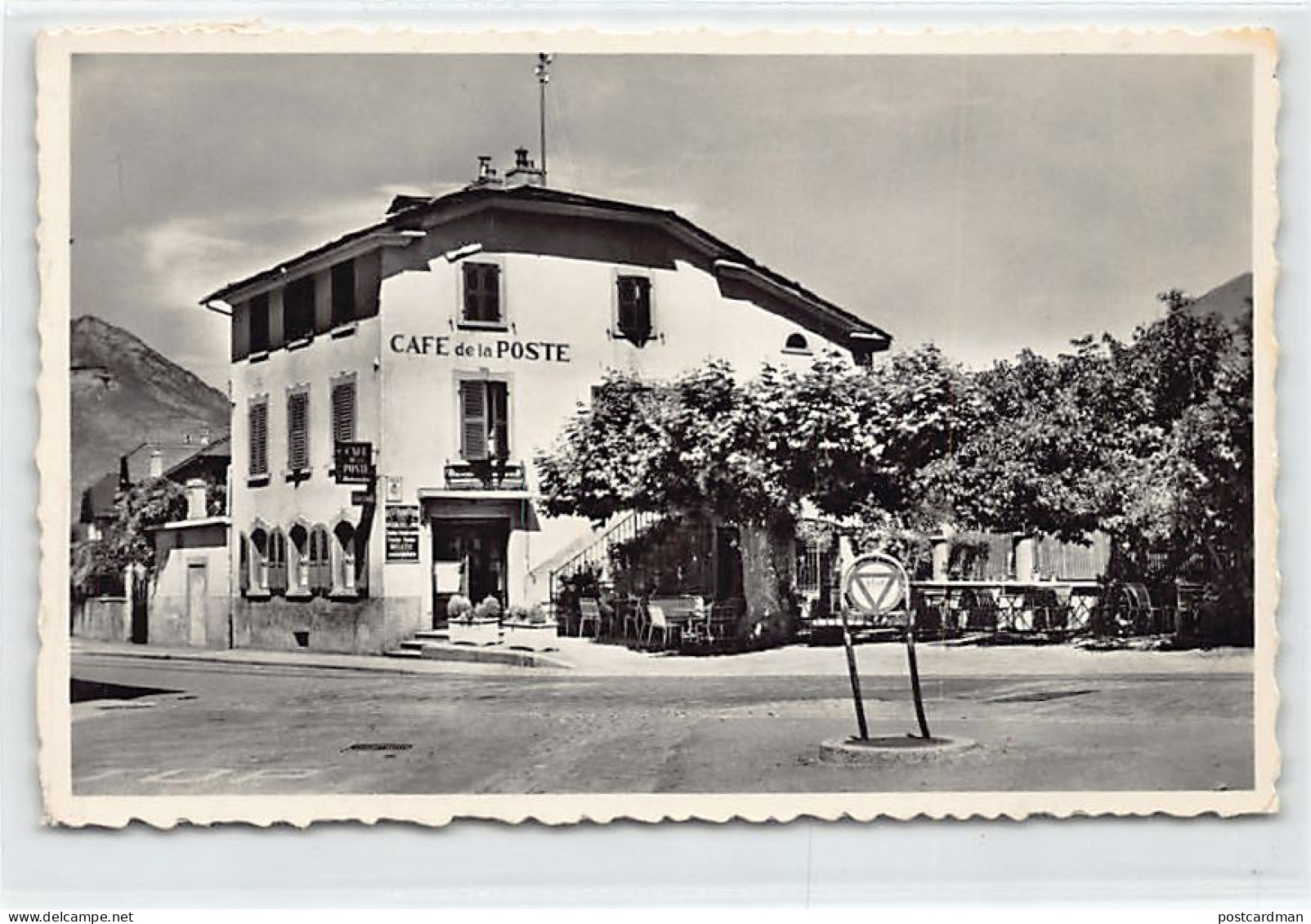 Suisse - MARTIGNY (VS) Café De La Poste - Ed. P. Ducrey 3 - Martigny