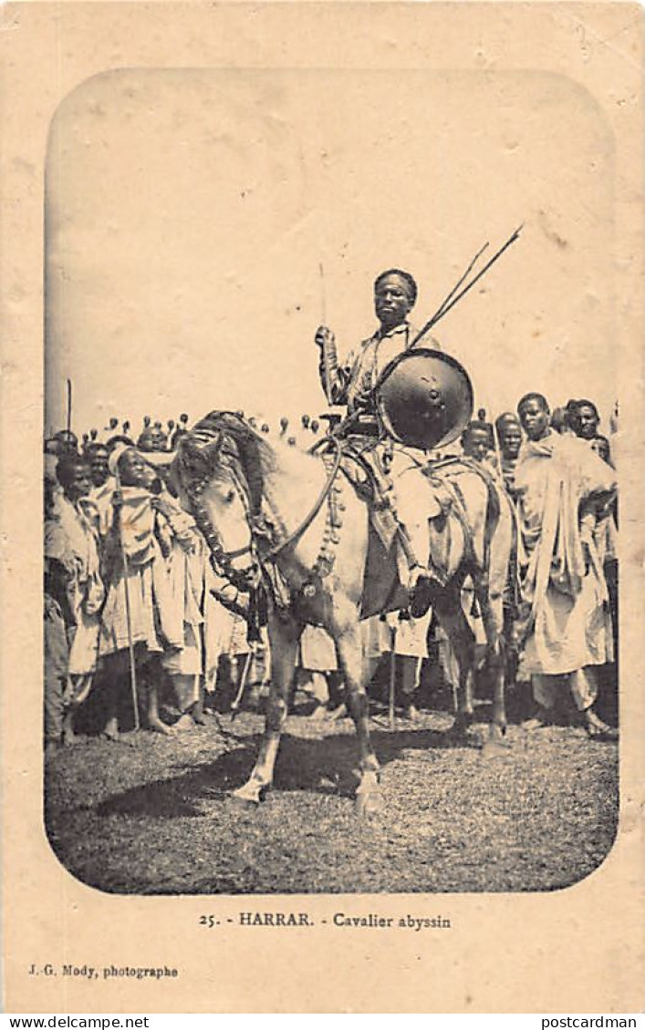 Ethiopia - HARRAR - Abyssinian Horseman - Publ. J.-G. Mody 25 - Ethiopie
