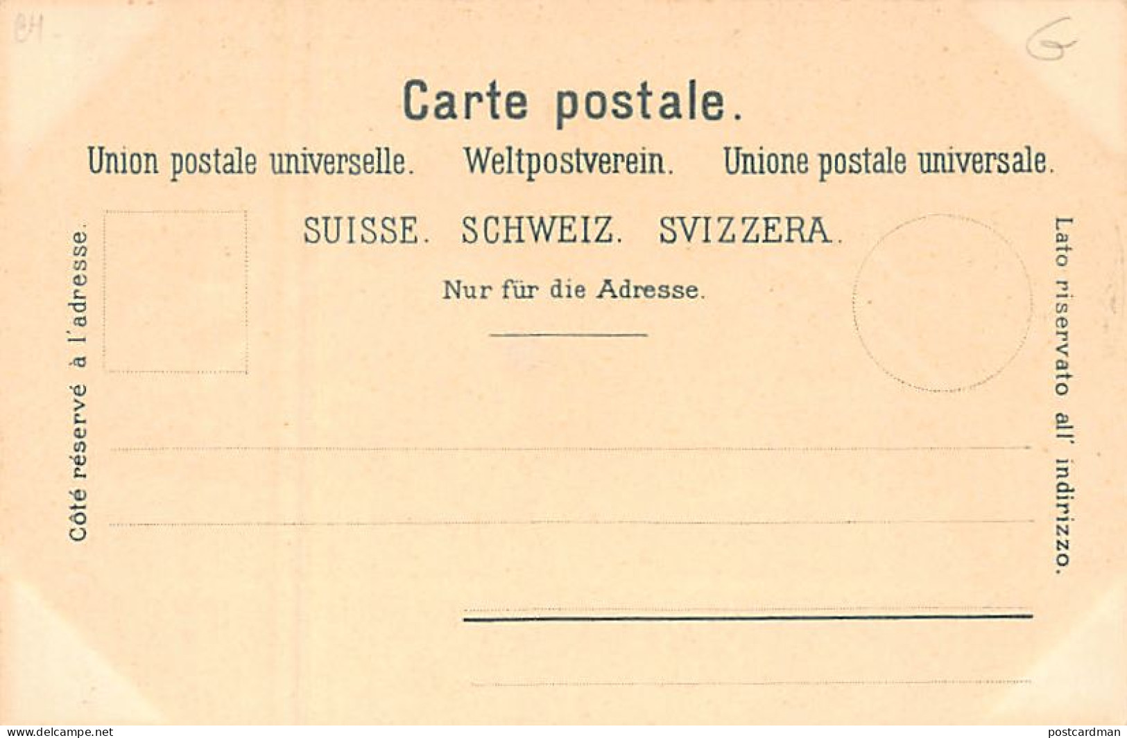 GENÈVE - Carte Litho - Ed. Carl Künzli 17 - Genève