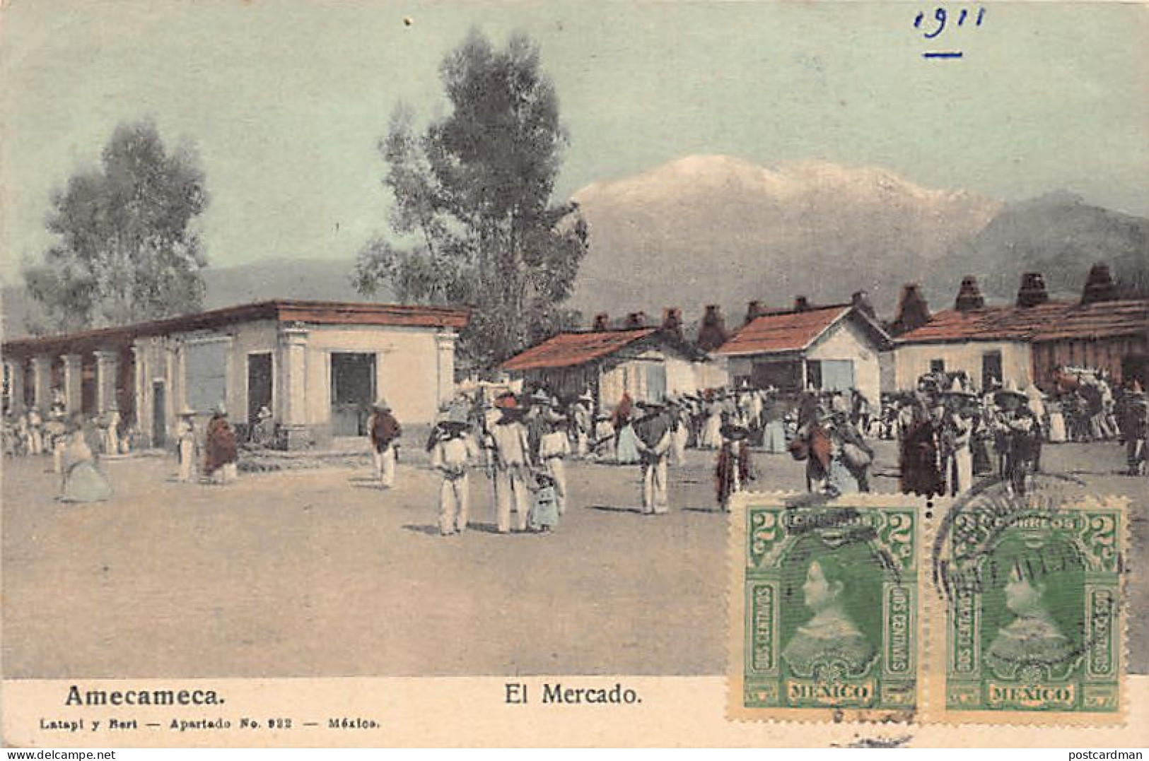 Mexico - AMECAMECA - El Mercado - Ed. Latapi Y Bert  - Mexico