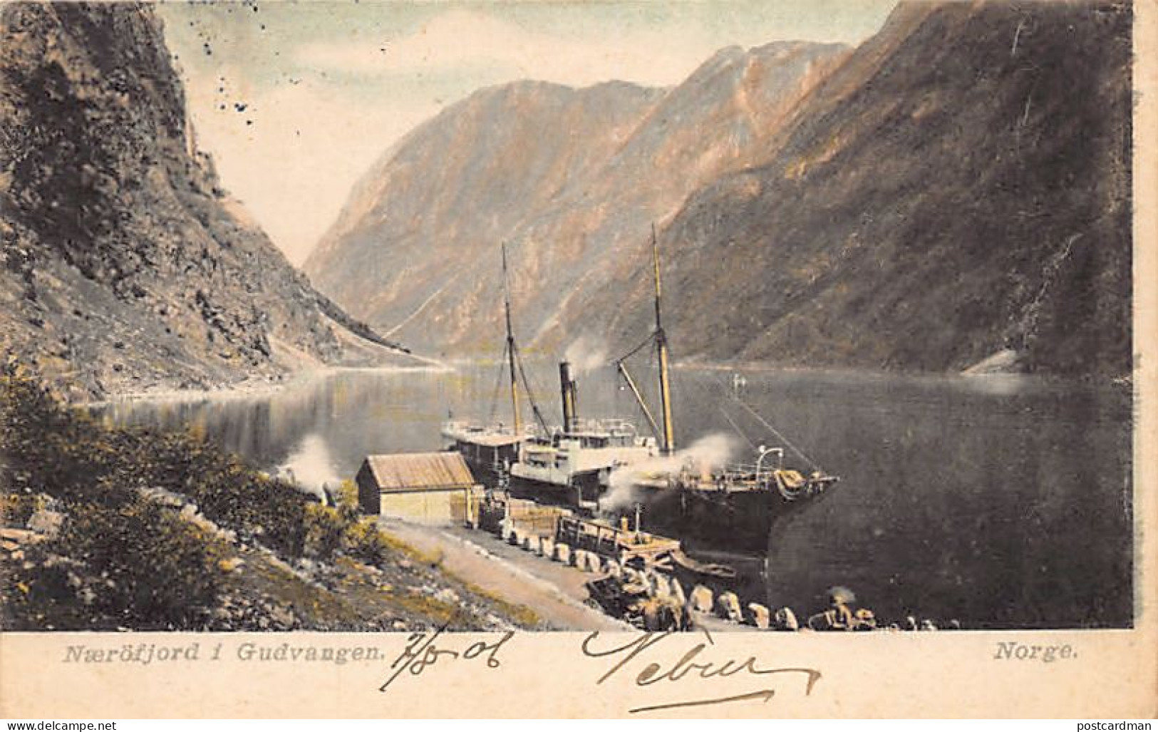 NORWAY - Naeröfjord I Gudvangen - Publ. A. B. Oscar E. Kulls 484 - Norway