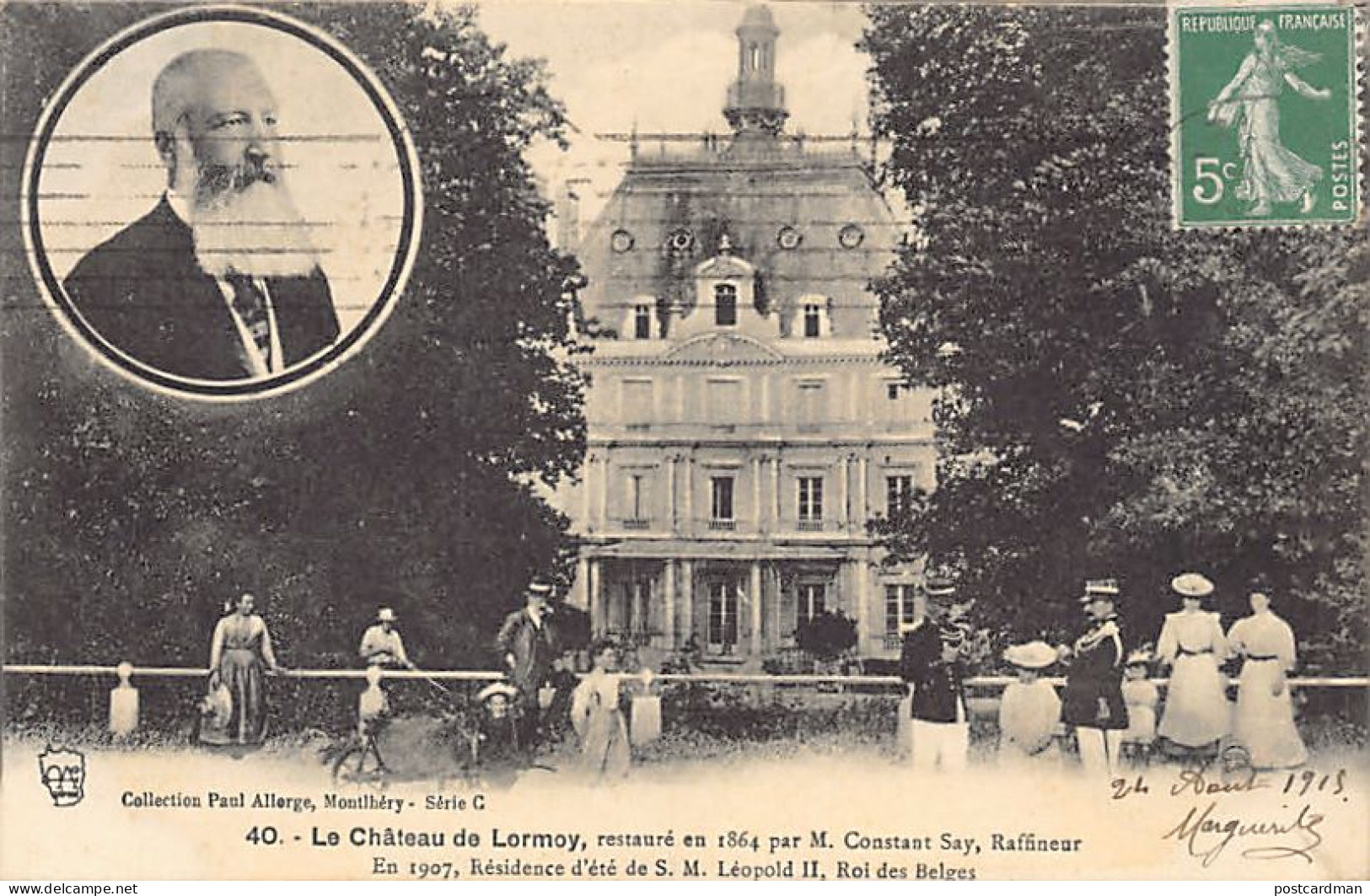 Belgique - Belgique - S. M. Léopold II Au Château De Lormoy En France, Sa Résidence D'été - Other & Unclassified