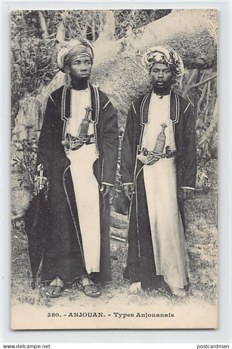 Comores - ANJOUAN - Types Anjouanais - Ed. Messageries Maritimes (sans Mention Du Nom De L'éditeur) 380 - Comoros