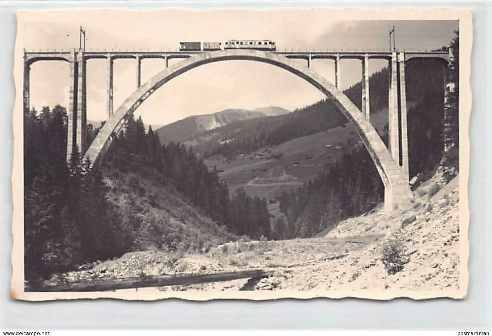 Arosa (GR) Viadukt Langwies - Verlag C.Brandt 824 - Arosa