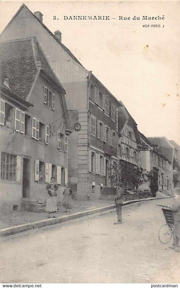 DANNEMARIE - Rue Du Marché - Ed. A.H. Katz Rueil - Dannemarie