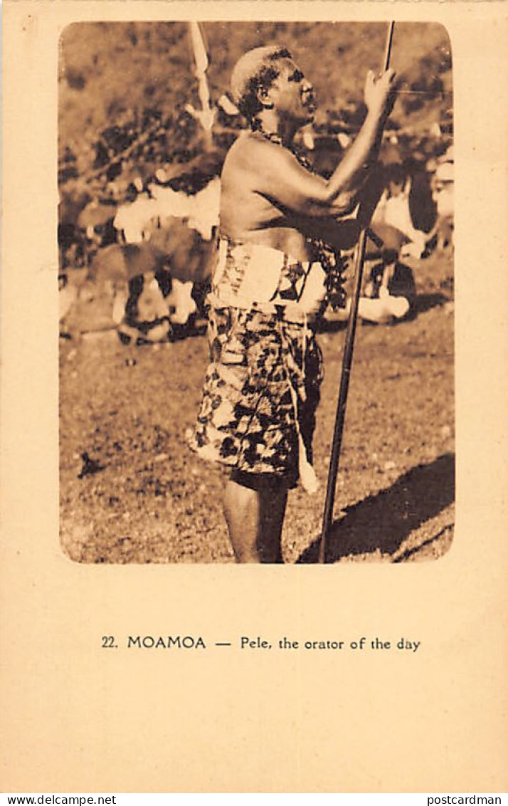 Samoa - MOAMOA - Pele, Speaker Of The Day - Publ. Unknown 22 - Samoa