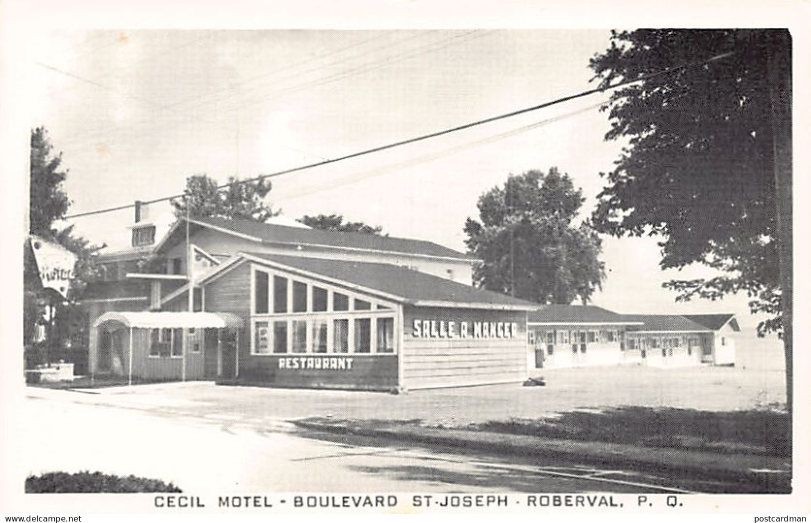 ROBERVAL (P.Q.) Cecil Hotel, Boulevard St. Joseph - Ed. Inconnu  - Autres & Non Classés