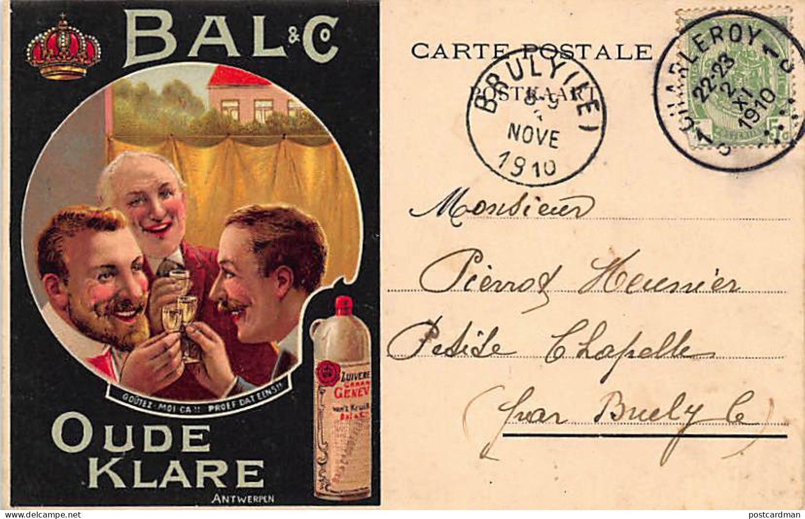 ANTWERPEN - Bal And Co. - Oude Klare - Advertising Postcard. - Antwerpen