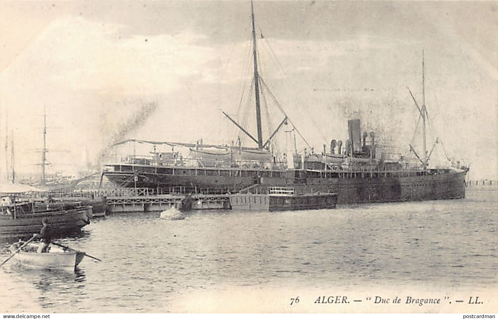 ALGER - Courrier Duc De Bragance - Algiers