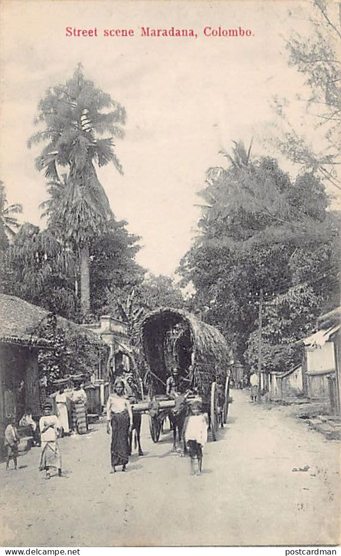 SRI LANKA - COLOMBO - Street Scene Maradana - Publ. The Colombo Apothecaries Co.  - Sri Lanka (Ceylon)