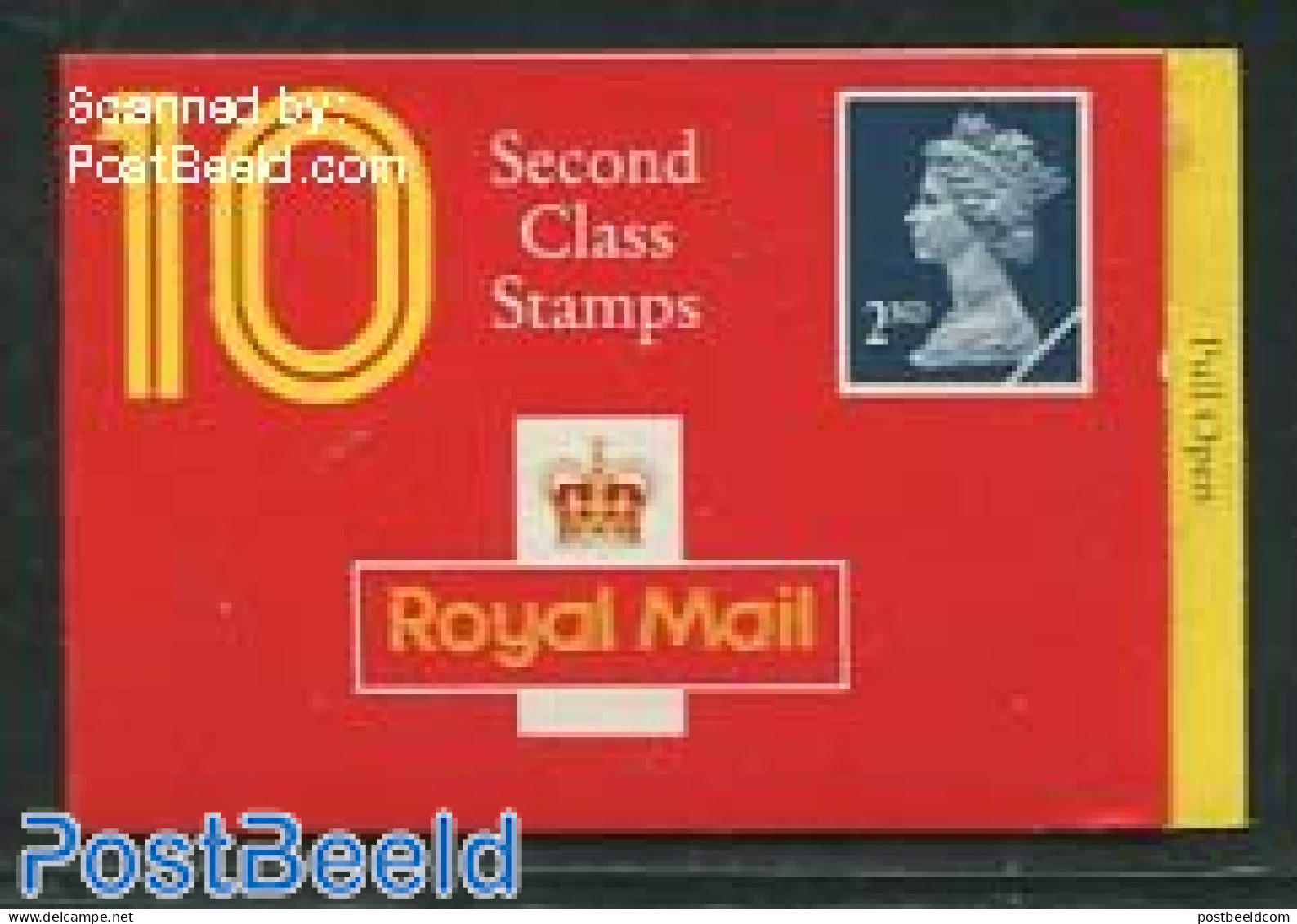 Great Britain 1990 10x 2nd Booklet, House Of Questa, Mint NH, Stamp Booklets - Neufs