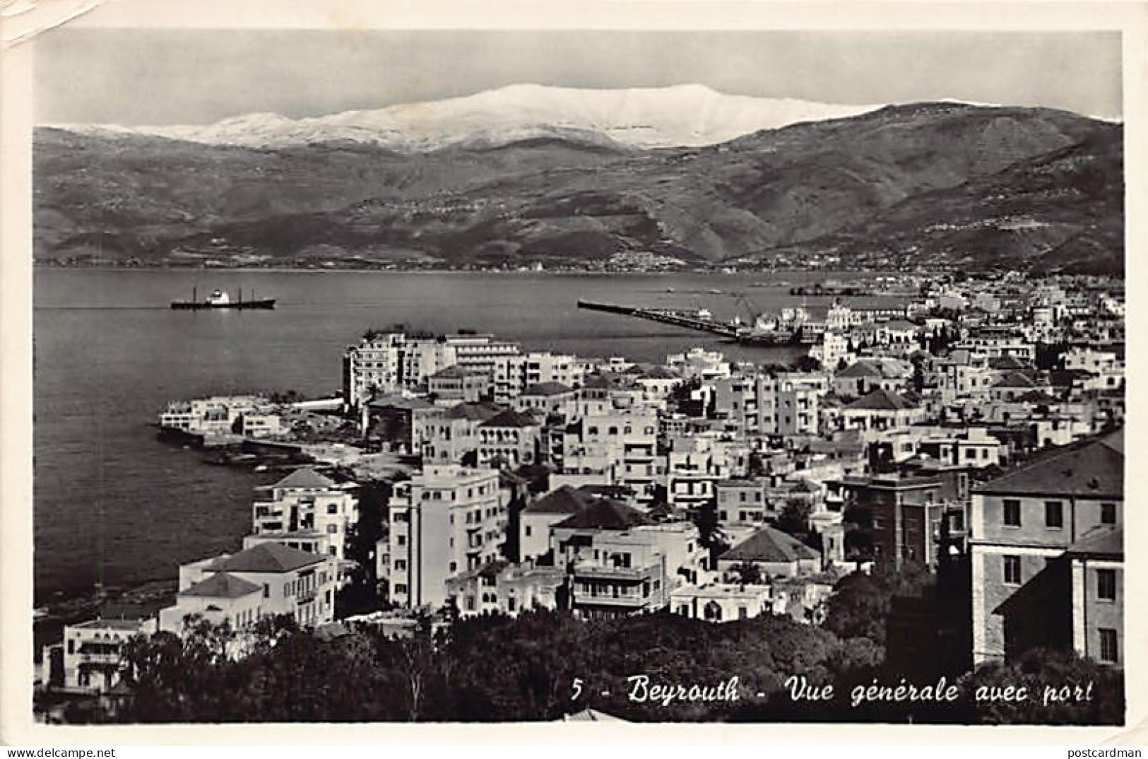 Liban - BEYROUTH - Vue Générale Avec Port - Ed. Gulef 5 - Libanon