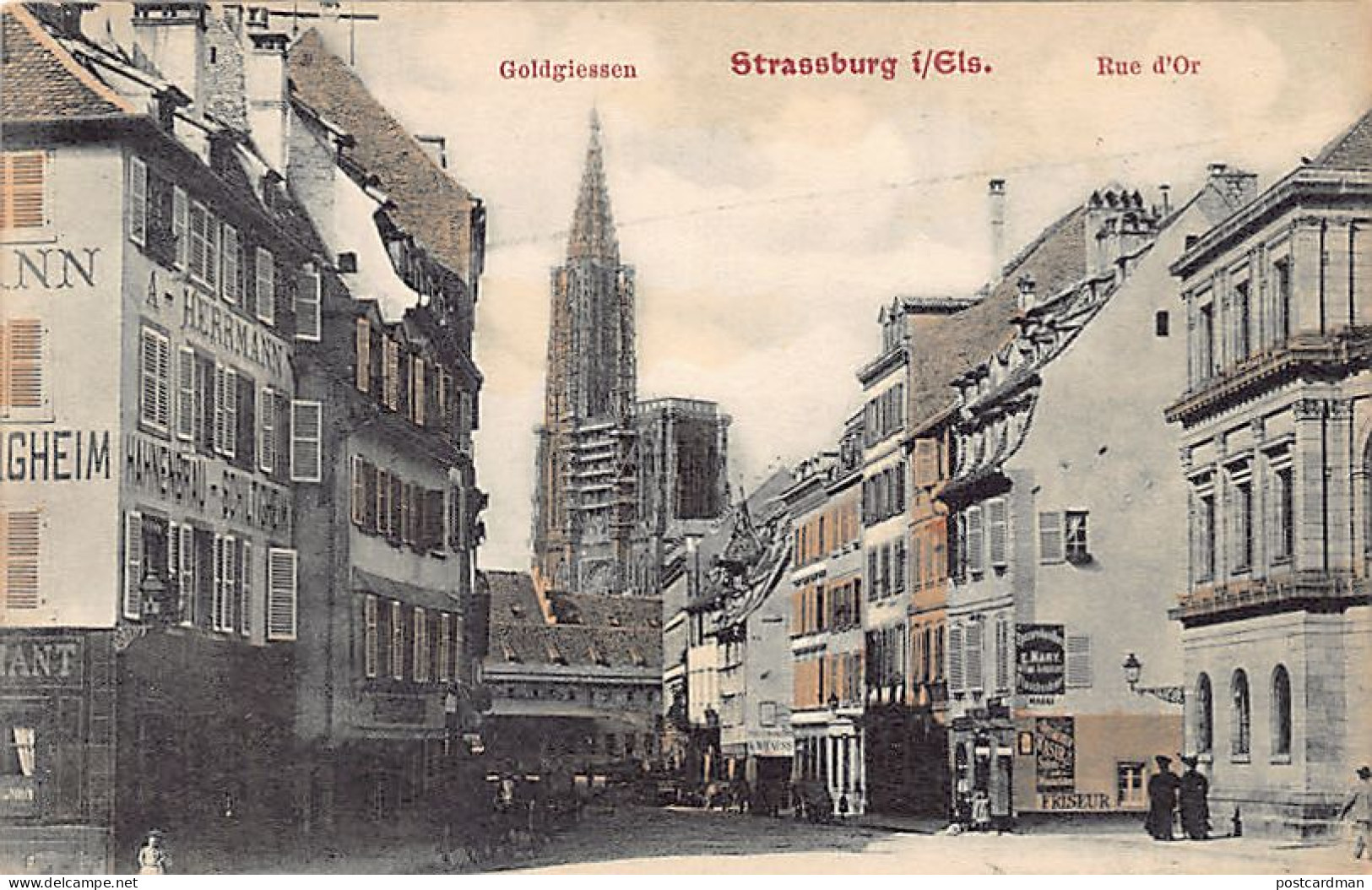 STRASBOURG - Rue D'or - Cathédrale - Strasbourg