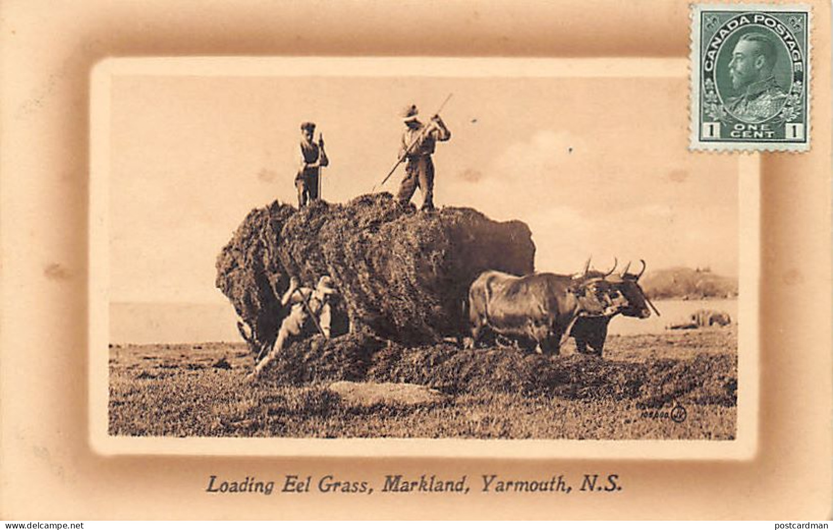 Canada - YARMOUTH (NS) Loading Eel Grass, Markland - Yarmouth