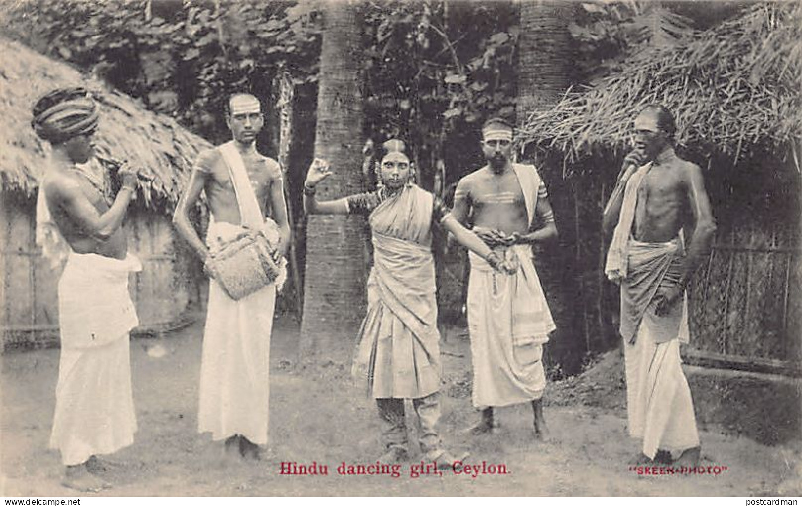 Sri Lanka - Hindu Dancing Girl - Publ. Skeen-Photo  - Sri Lanka (Ceylon)