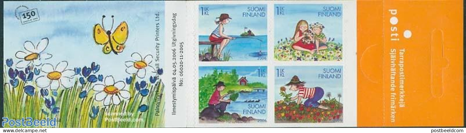 Finland 2006 Summer Holidays 4v S-a In Booklet, Mint NH, Nature - Various - Fishing - Stamp Booklets - Tourism - Ungebraucht
