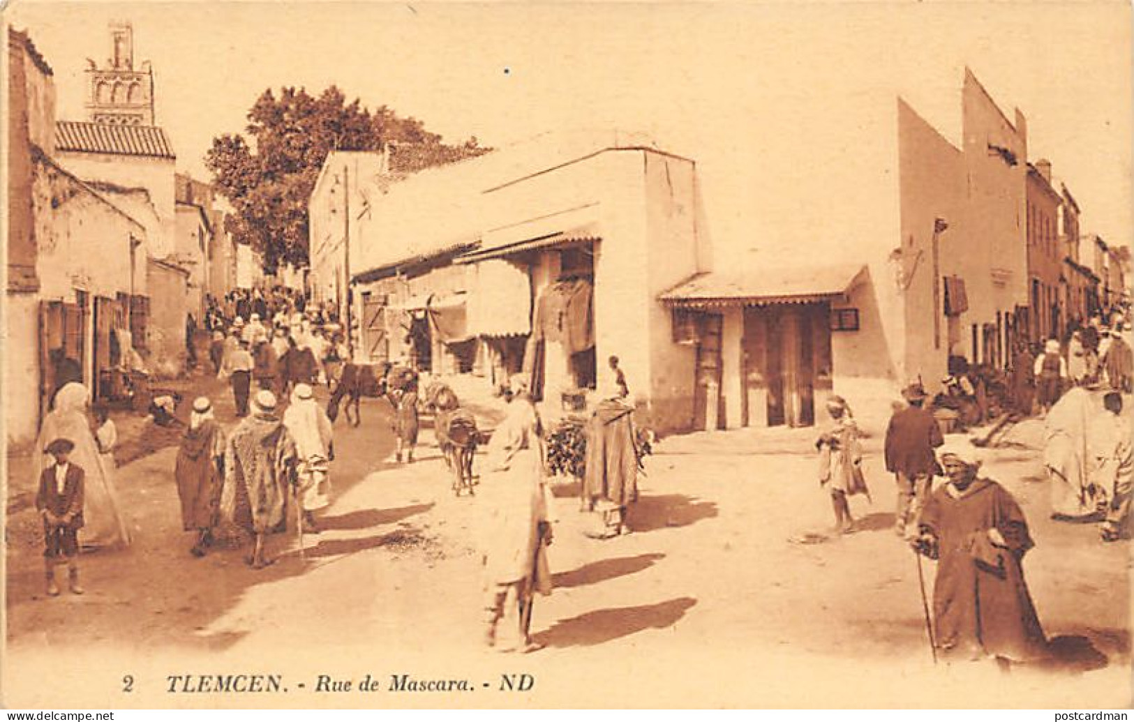 Algérie - TLEMCEN - Rue De Mascara - Ed. ND Phot. Neurdein 2 - Tlemcen