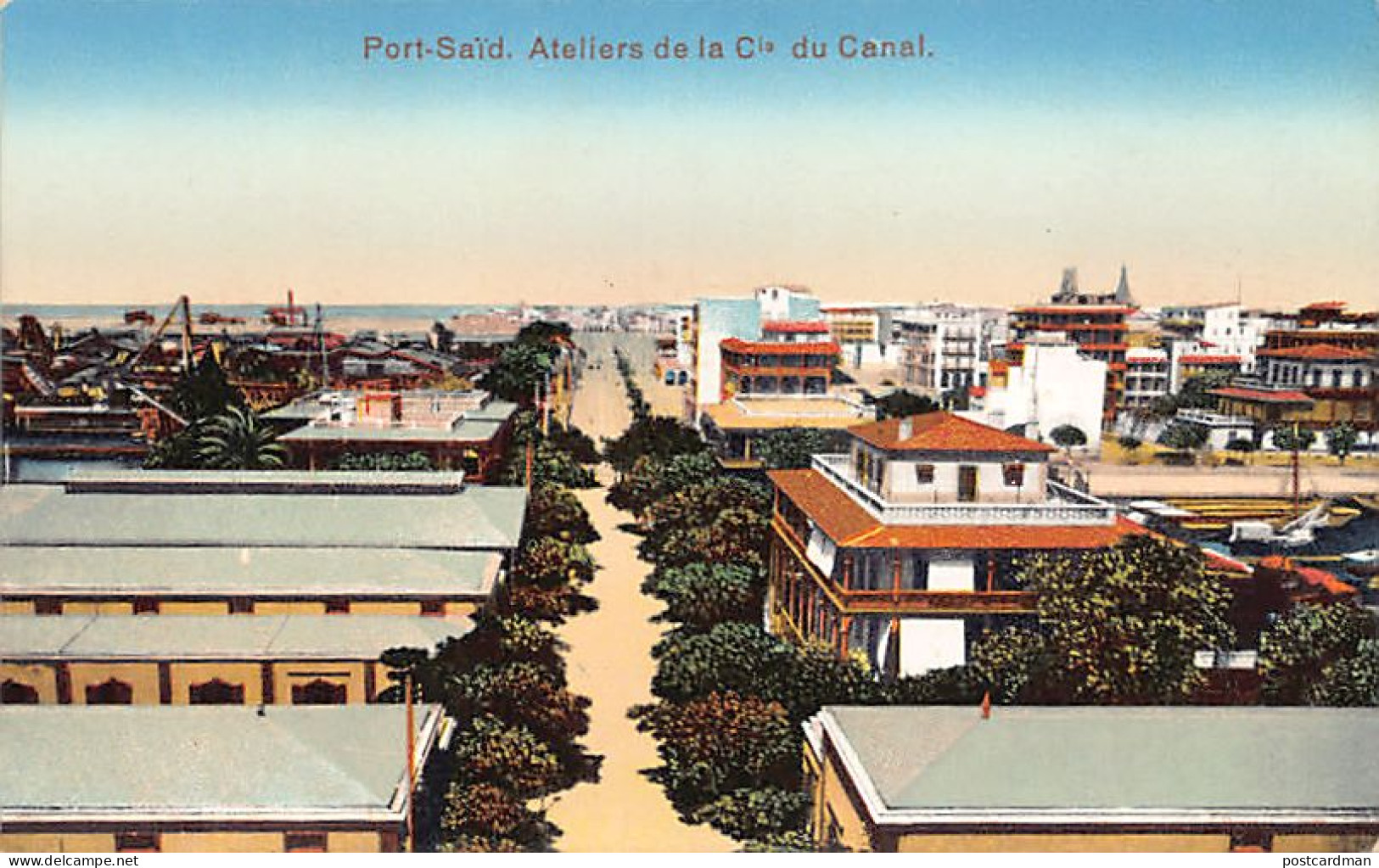 Egypt - PORT SAID - Workshops Of The Suez Canal Co. - Publ. M. & M. L.  - Port Said