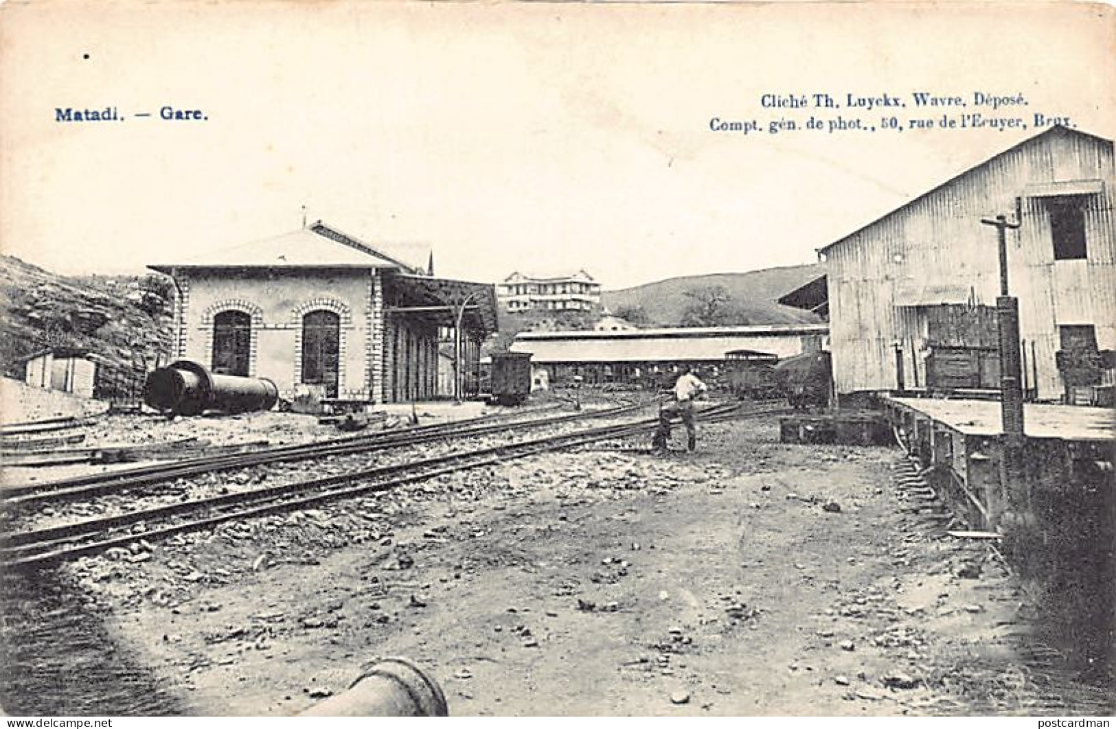 Congo Kinshasa - MATADI - La Gare - Cliché Th. Luyckx - Ed. Compt. Gén. De Phot.  - Belgisch-Kongo