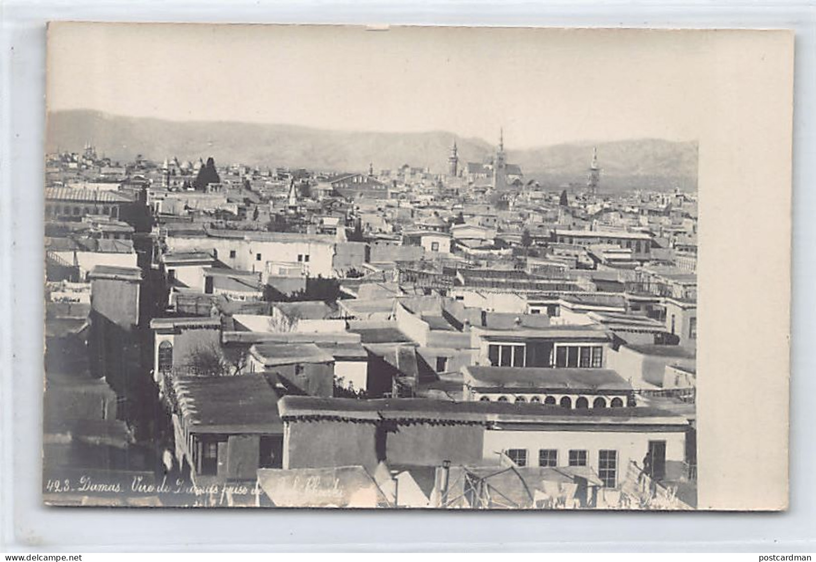 Syrie - DAMAS - Vue Prise De Bab Charki - CARTE PHOTO - Ed. Bonfils 423 - Syria