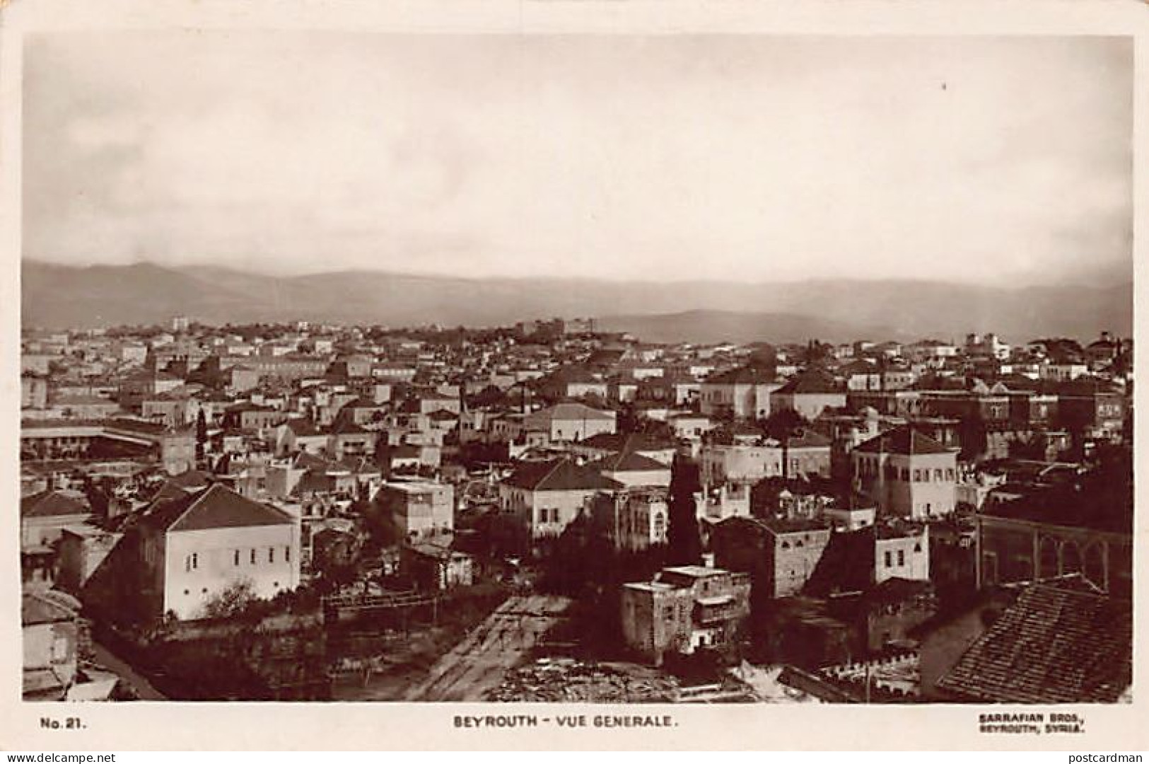 Liban - BEYROUTH - Vue Générale - Ed. Sarrafian Bros. 21 - Liban
