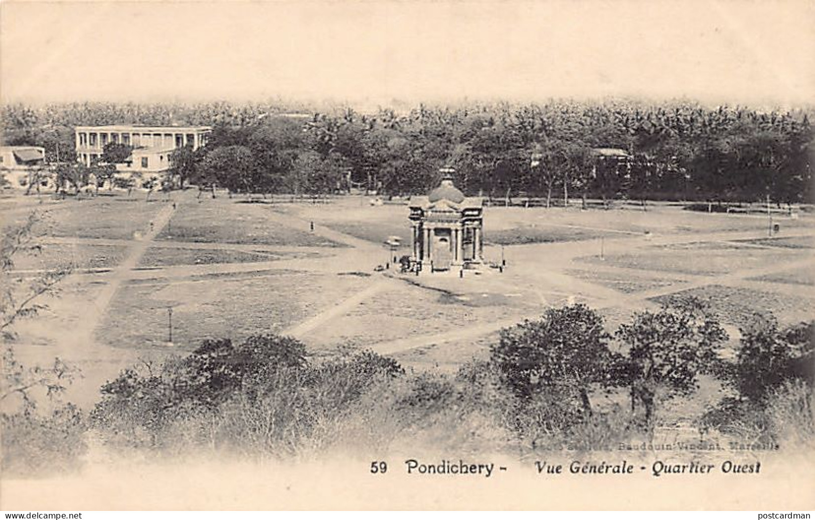 India - PUDUCHERRY Pondicherry - General View, West Quarter - Publ. Vincent 59 - Inde