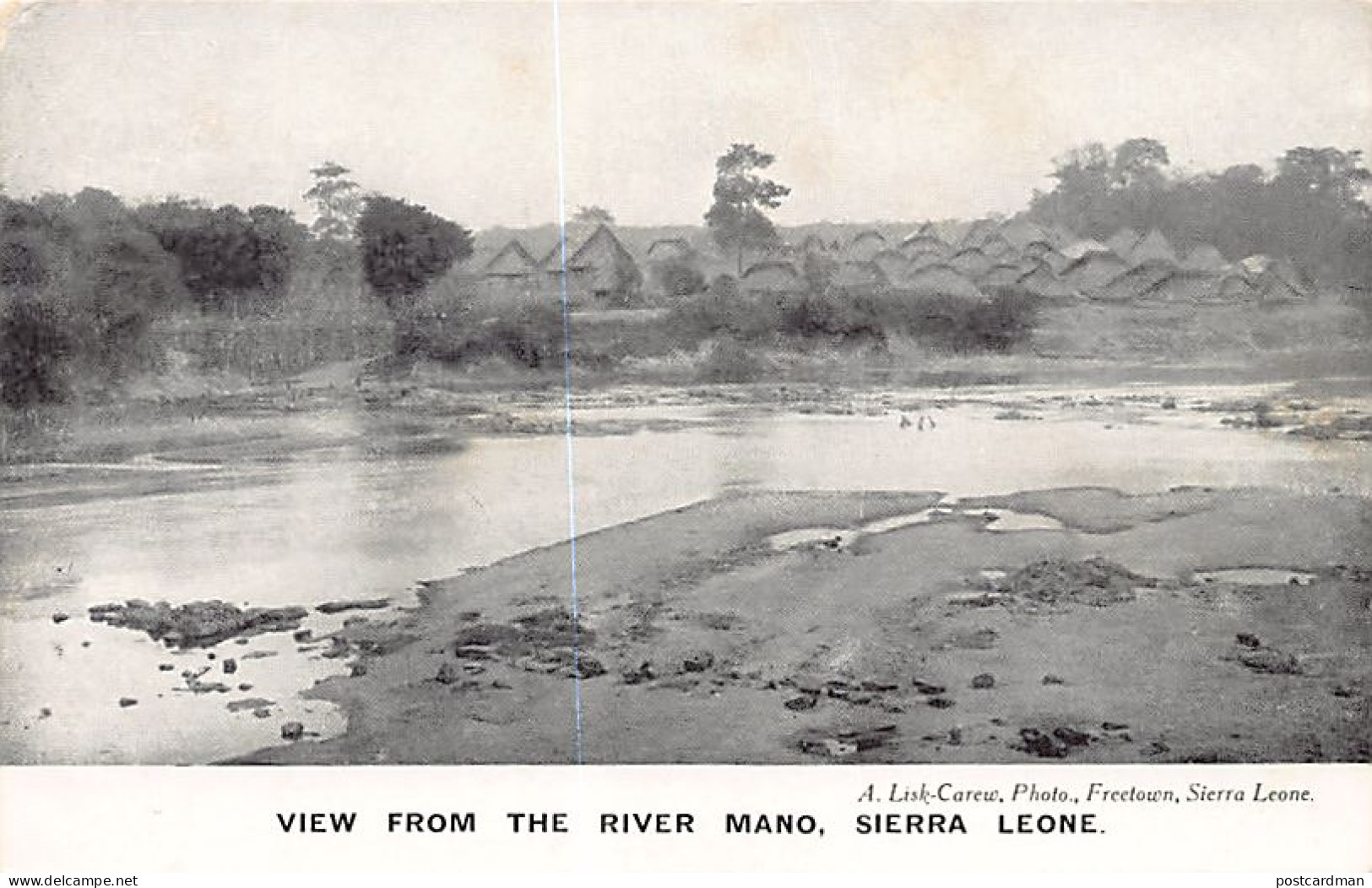 Sierra-Leone - View From The River Mano - Publ. A. Lisk-Carew  - Sierra Leone