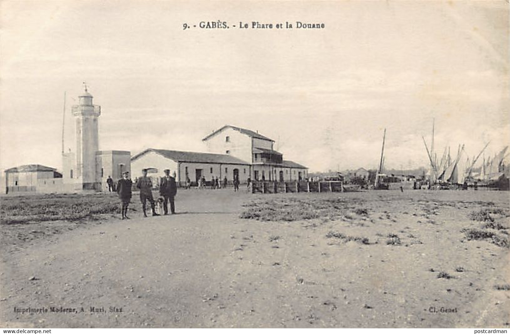 Tunisie - GABÈS - Le Phare Et La Douane - Tunisia