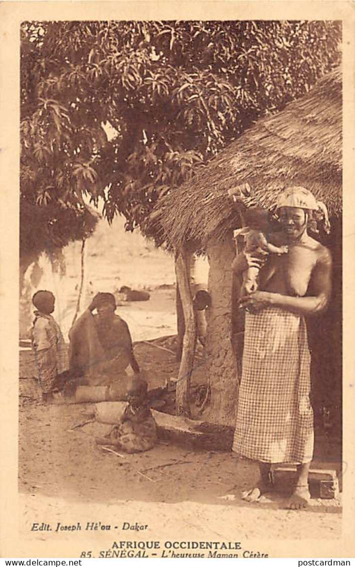 Sénégal - NU ETHNIQUE - L'heureuse Maman Cérère - Ed. Joseph Hélou 85 - Sénégal