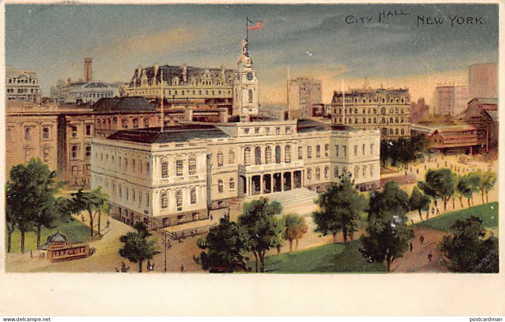 Usa - NEW YORK CITY - City Hall - LITHO - Publ. J. Koehler 1503 - Manhattan