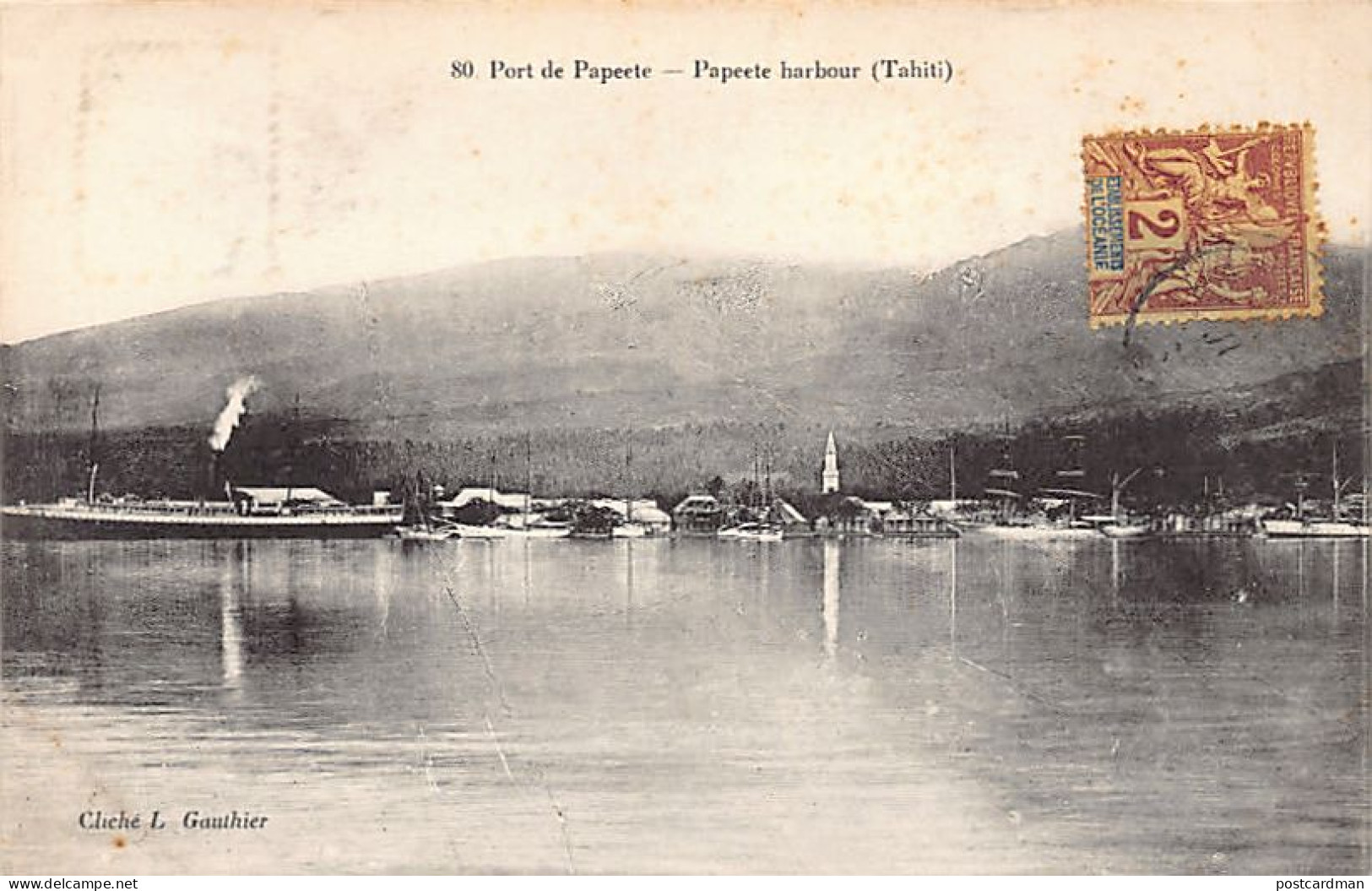 Tahiti - Port De Papeete - Cliché L. Gauthier 80. - Polynésie Française