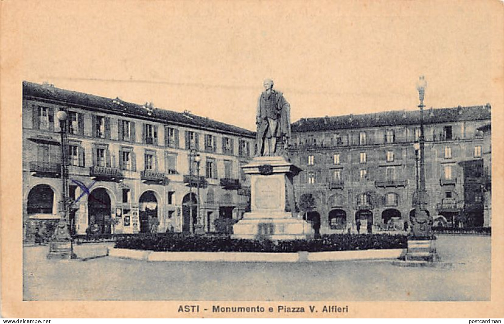 Italia - ASTI - Monumento E Piazza V. Alfieri - Asti