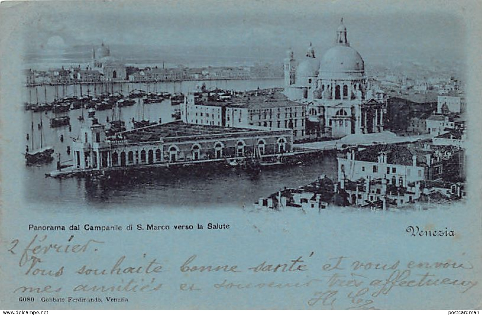 VENEZIA - Panorama Dal Campanile Di S. Marco Verso La Salute - Ed. F. Gobbato - Venezia (Venedig)