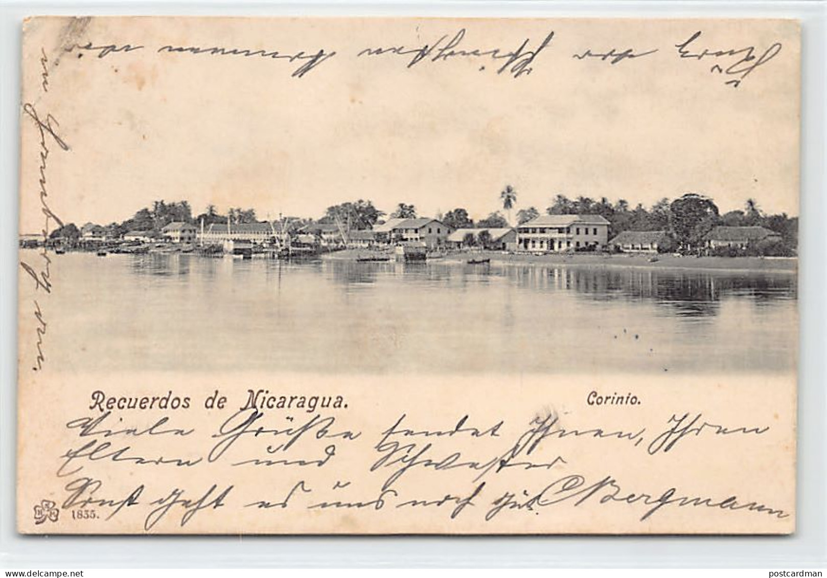 Nicaragua - CORINTO - Vista Desde El Mar - Publ. H S M 1835 - Nicaragua
