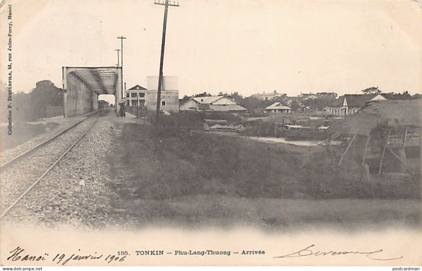 Vietnam - PHU LANG THUONG - Arrivée - Pont Du Chemin De Fer - Ed. P. Dieulefils 185 - Vietnam