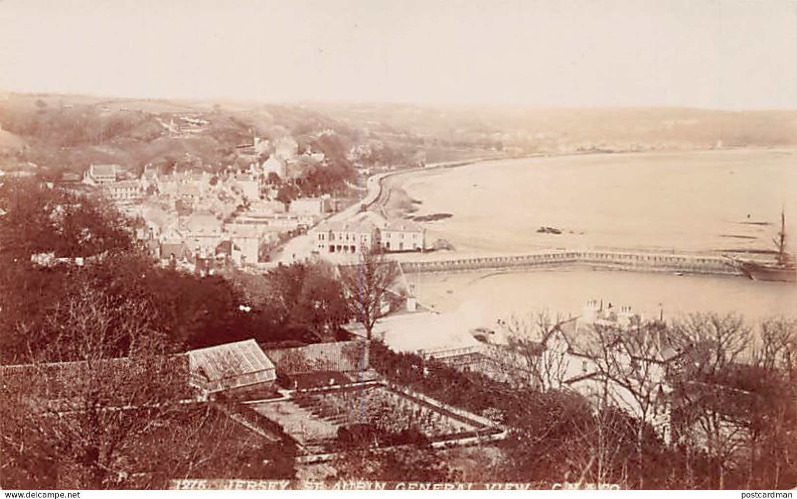 Jersey - ST. AUBIN - General View - REAL PHOTO - Publ. C. N. & Co. 1276 - Autres & Non Classés