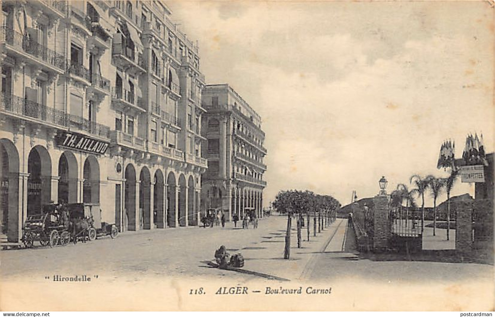 Algérie - ALGER - Boulevard Carnot - Magasin Th. Aillaud - Concours De Musique - Trompettes - Ed. Hirondelle 118 - Algiers