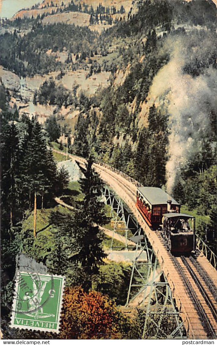 Rigibahn (LU) Schnurtobelbrücke - Verlag Wehrli 1638 - Other & Unclassified