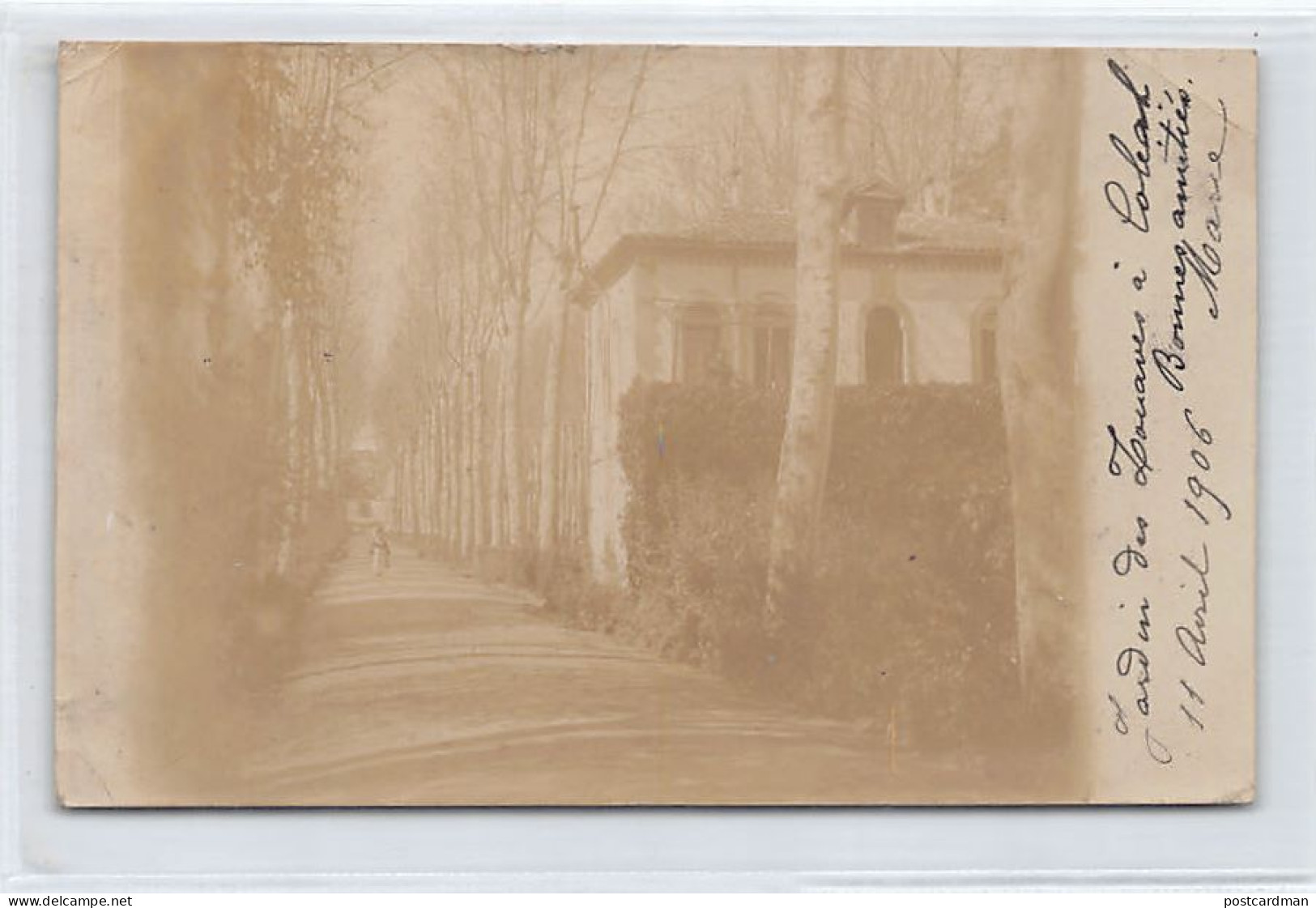 COLÉA Koléa - Jardin Des Zouaves - CARTE PHOTO 11 Avril 1906 - Ed. Inconnu  - Other & Unclassified