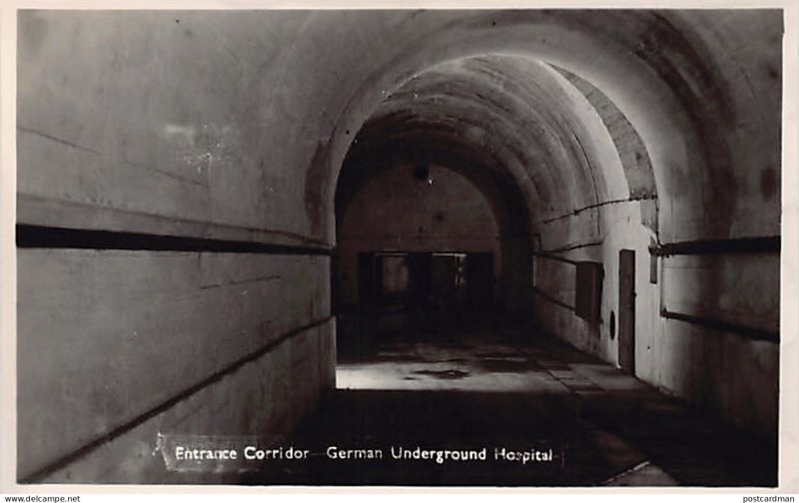 Jersey - German Undergroud Hospital - Entrance Corridor - REAL PHOTO - Publ. Unknwon  - Andere & Zonder Classificatie